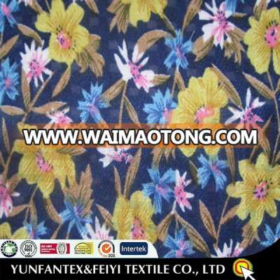 2015 latest design fashion soft Egyptian rose chrysanthemum golden mum 100 rayon printed fabric