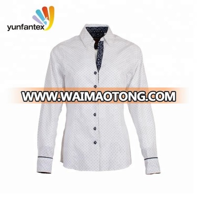 2018 Wholesale New Product OEM&ODM Custom Spring Printing Women shirt